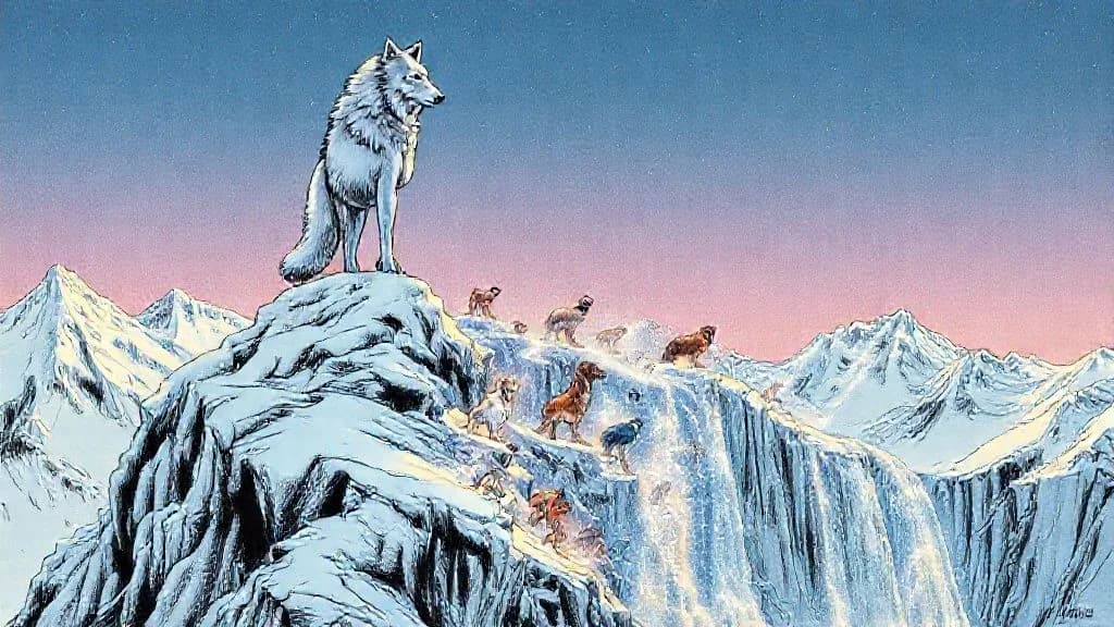 Illustration : Chiens descendent tous loup