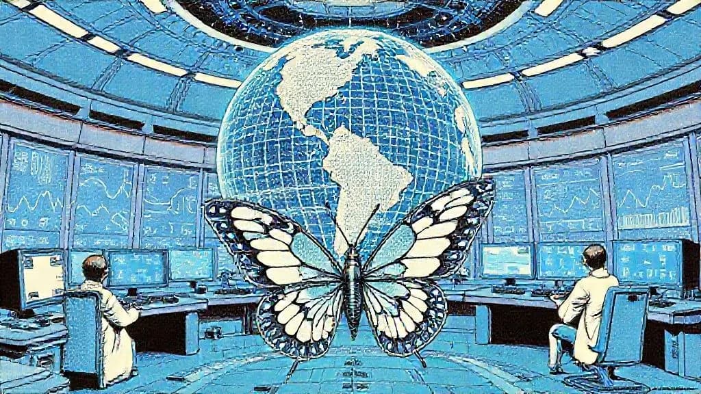 Illustration : Jumeau numerique terre simuler avenir