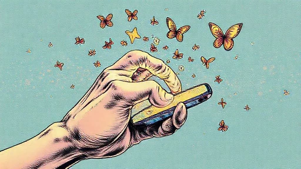 Illustration : Pourquoi vous ne pouvez pas lacher votre telephone