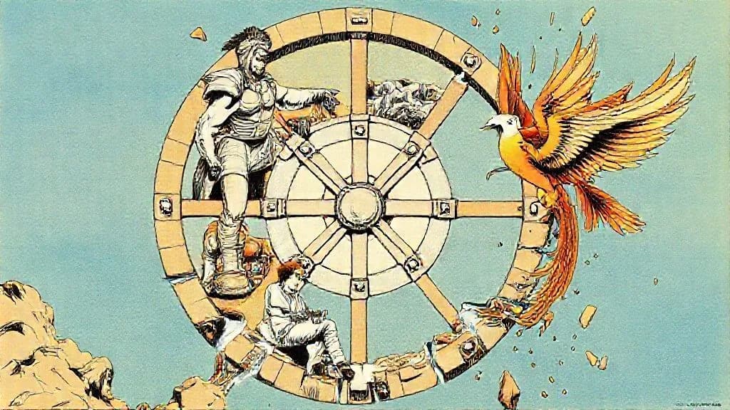 Illustration : Temps difficiles hommes forts le cycle qui nexiste peut etre pas