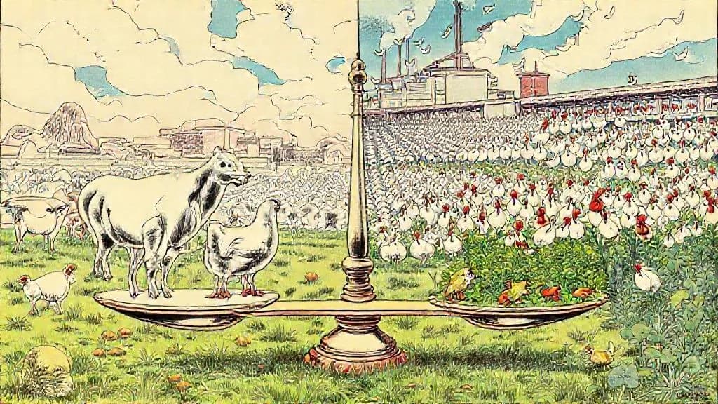 Illustration : Vegetarisme veganisme sauve t il vraiment des animaux